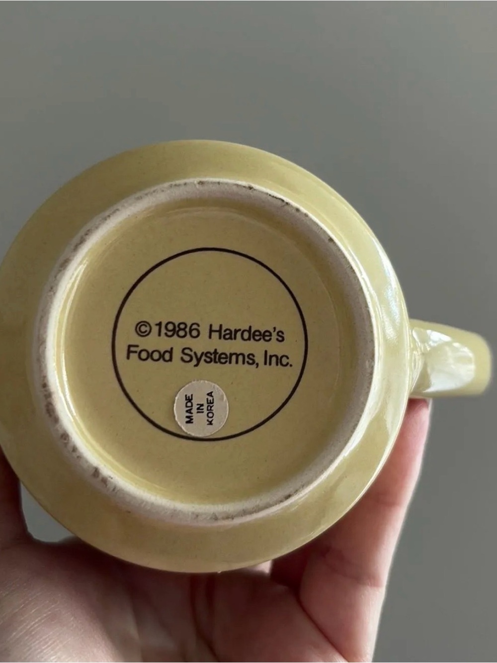 Vintage Hardees Two-Tone Rise and Shine Mug x 2 - Brown and Cream - Picture 4 of 6